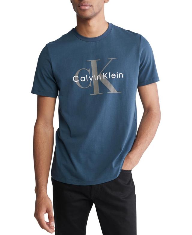 Calvin Klein Mens Short Sleeve Crewneck Logo Graphic T-Shirt Product Image