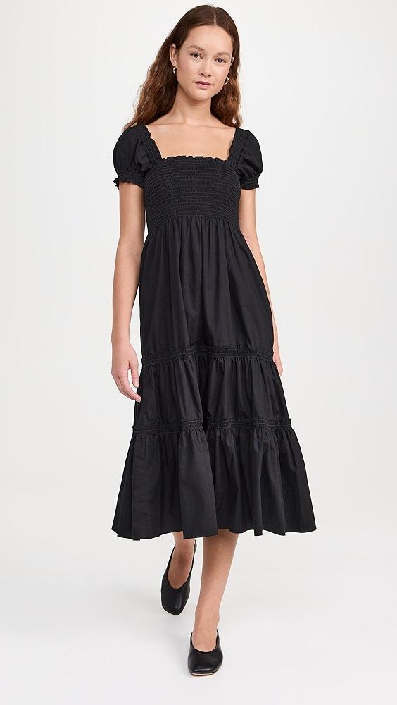 o.p.t Square Neck Smocked Maxi Dress | Shopbop Product Image