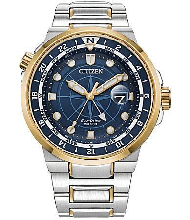 Citizen Mens Endeavor Three Hand Two Tone Stainless Steel Bracelet Watch Product Image