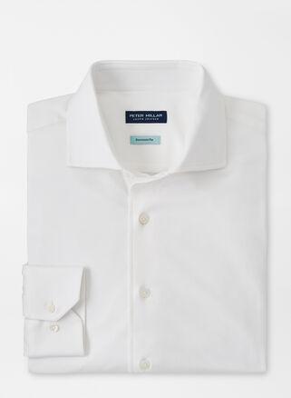 Peter Millar Mens Magnus Excursionist Flex Sport Shirt | Color: White | Size: L Product Image