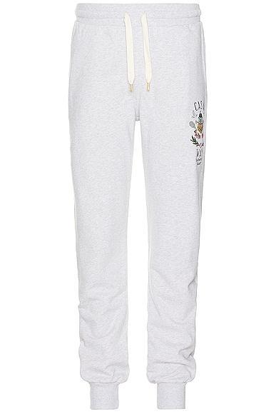 Casablanca Sweatpants in Light Grey Product Image