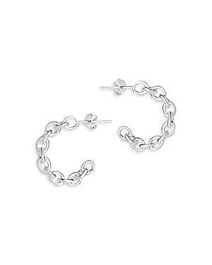 Sterling Forever Sterling Silver Open Link Hoop Earrings Product Image