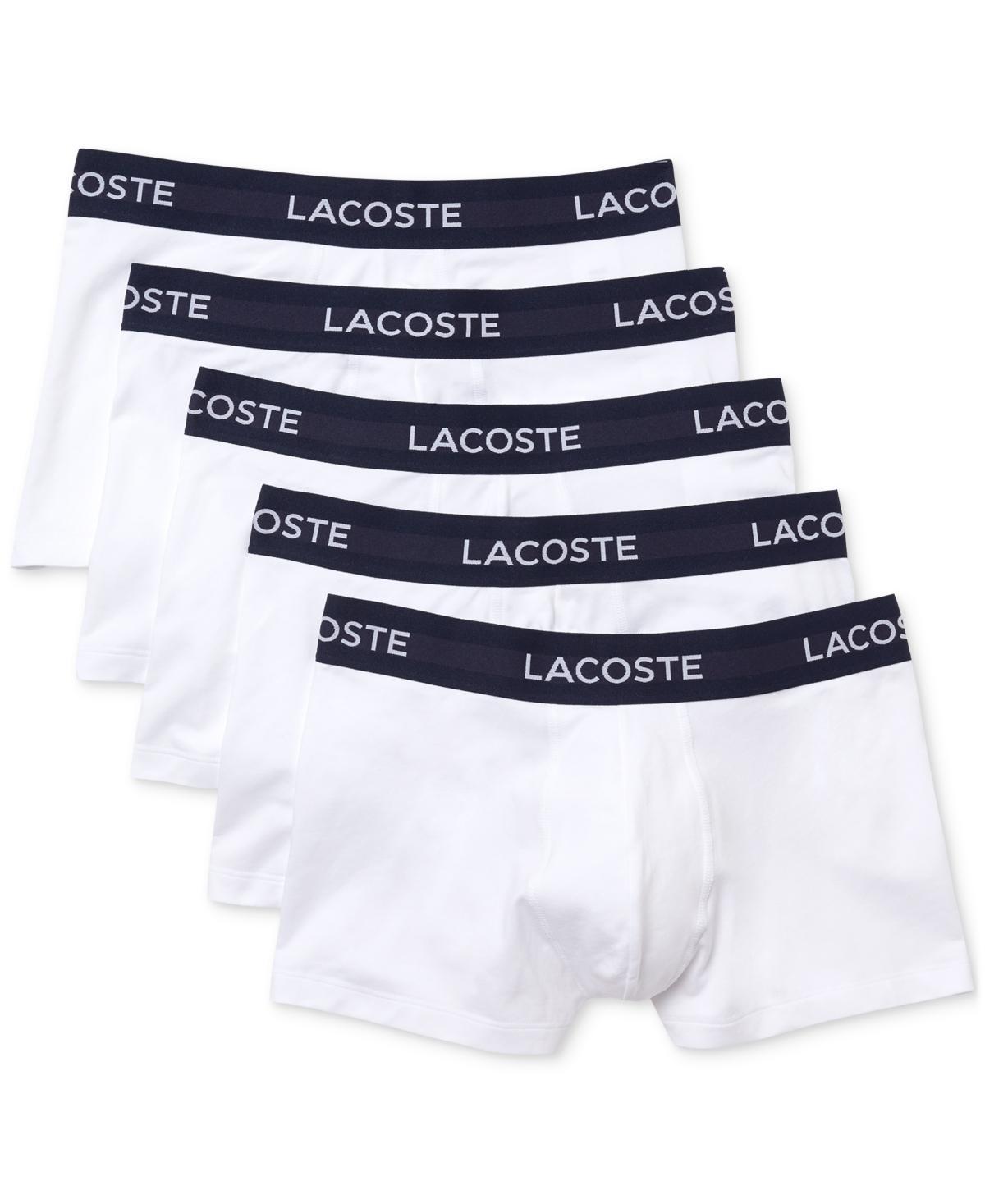 Lacoste Mens 5 Pack Cotton Boxer Brief Underwear Product Image