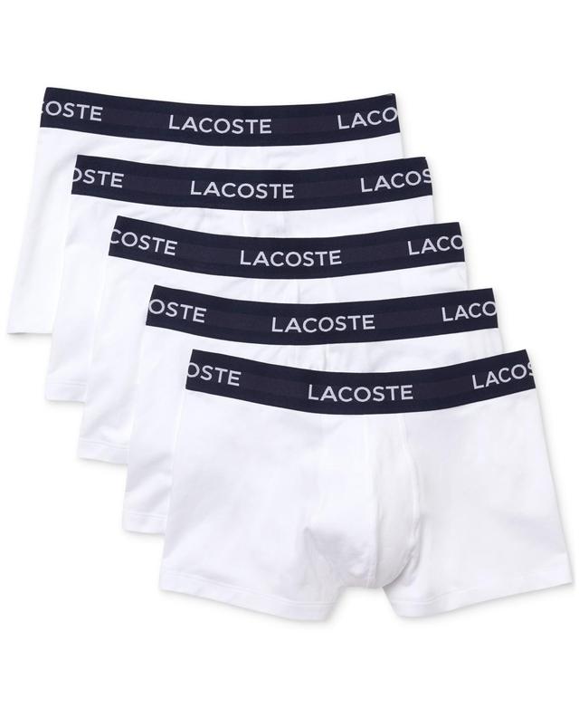 Lacoste Mens 5 Pack Cotton Boxer Brief Underwear Product Image