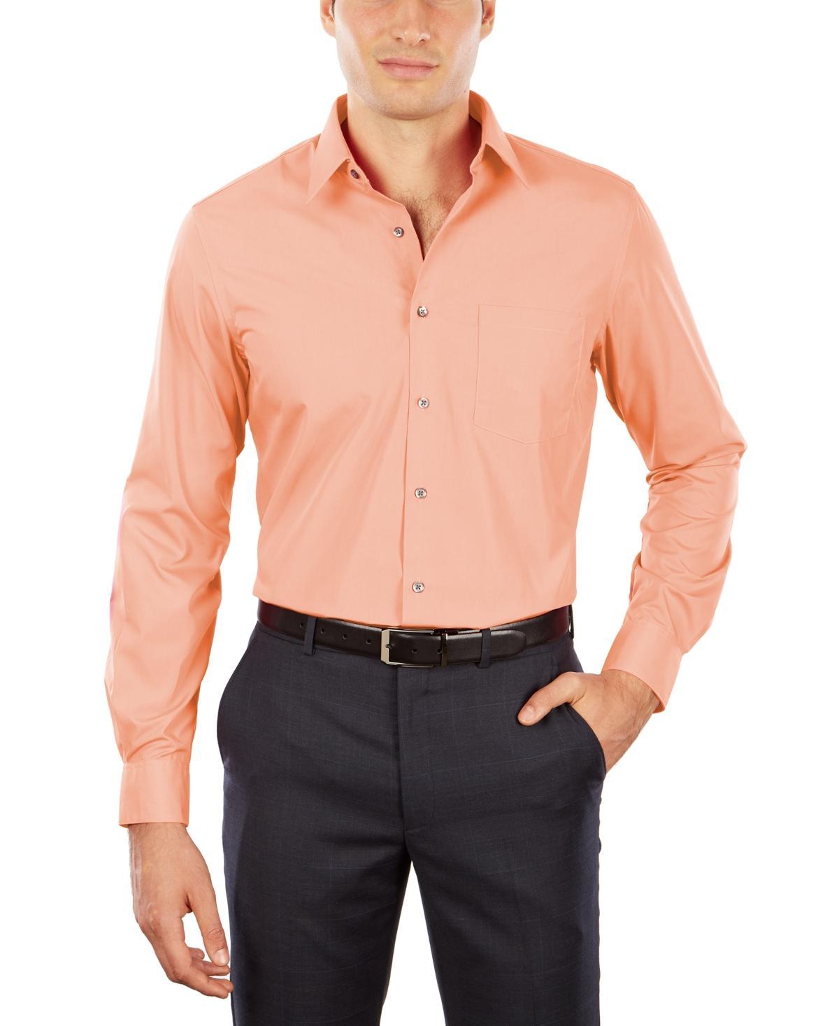 Van Heusen Mens Fitted Poplin Dress Shirt Product Image