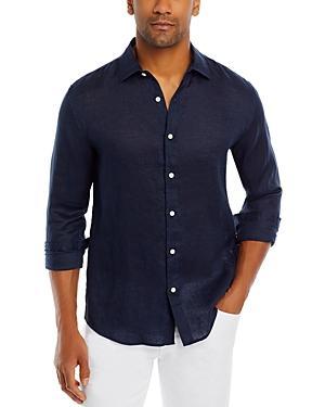 The Mens Store at Bloomingdales Linen Regular Fit Button Down Shirt - Exclusive Product Image