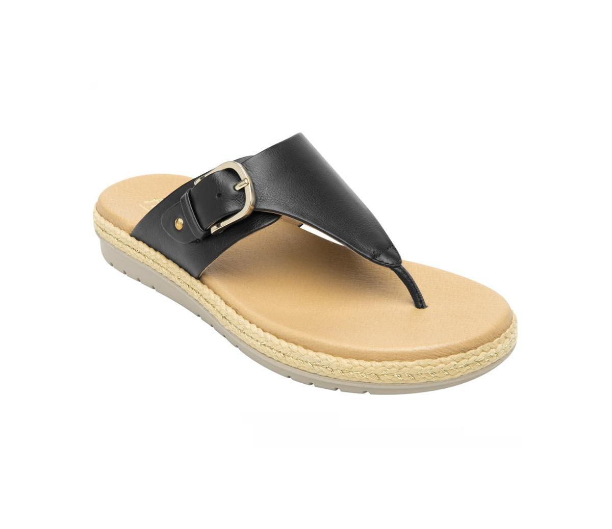 Flexi Women s Leather Thong Sandals By Product Image