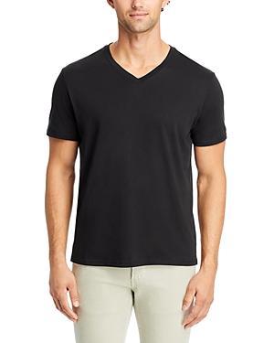 Mens Slim Fit V-Neck Cotton T-Shirt Product Image