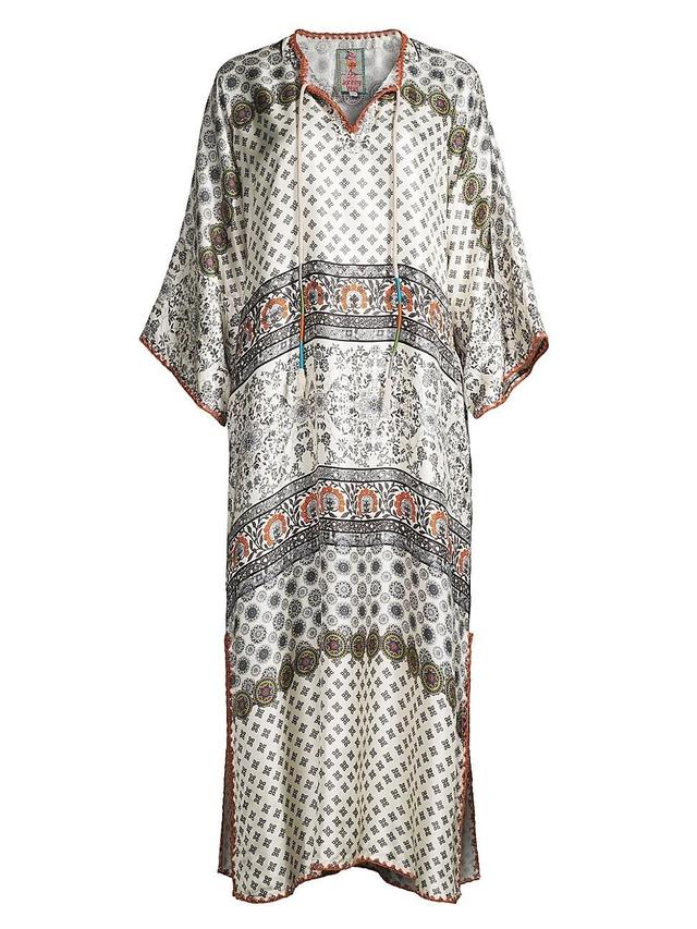 Womens Corey Silk Shift Maxi Dress Product Image