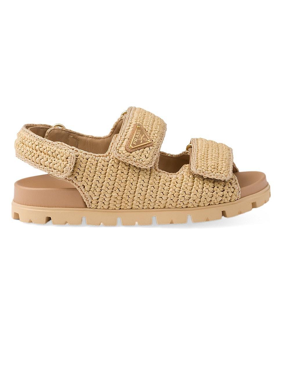 Womens Woven Fabric Sandals Product Image