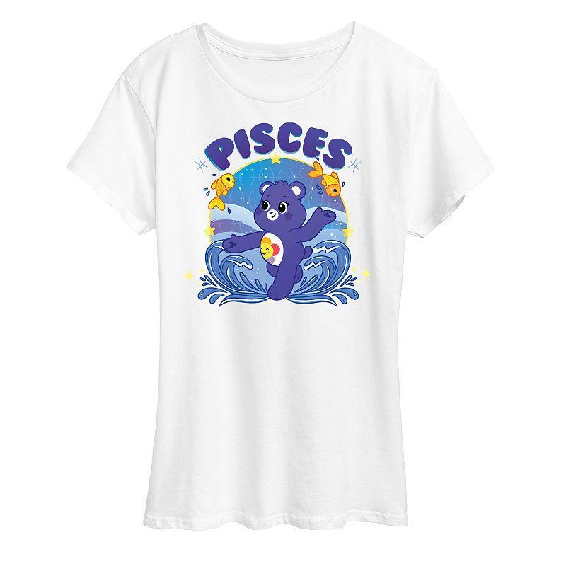 Womens Care Bears Pisces Graphic Tee, Girls Product Image