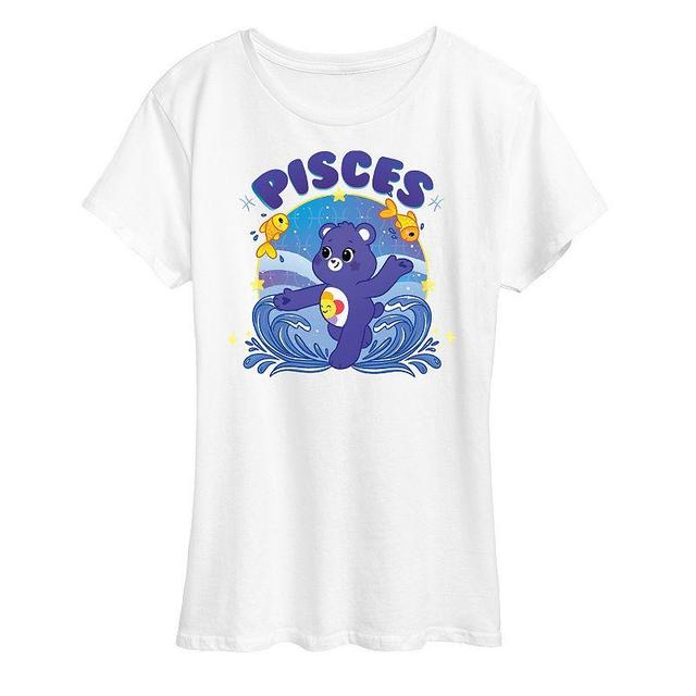 Womens Care Bears Pisces Graphic Tee, Girls Product Image