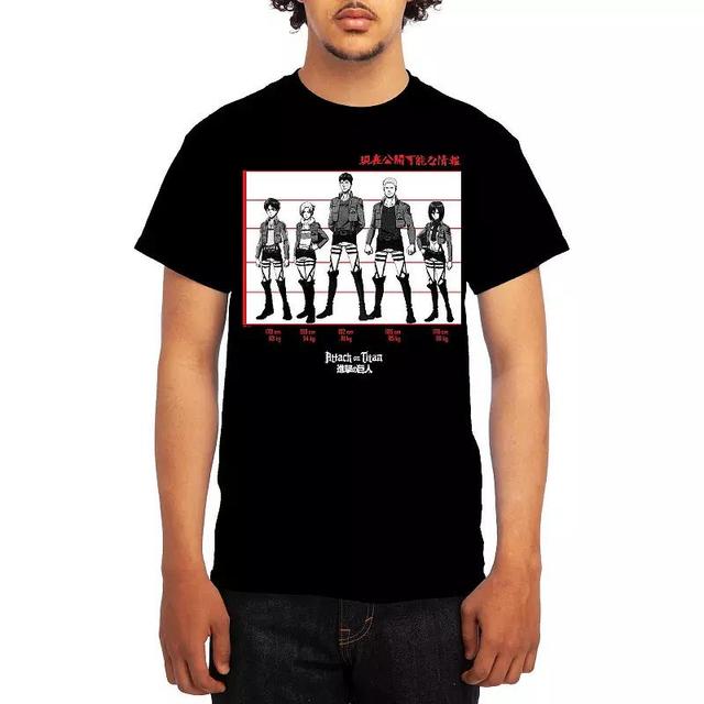 Mens Attack on Titan Tee, Boys Ath Grey Product Image