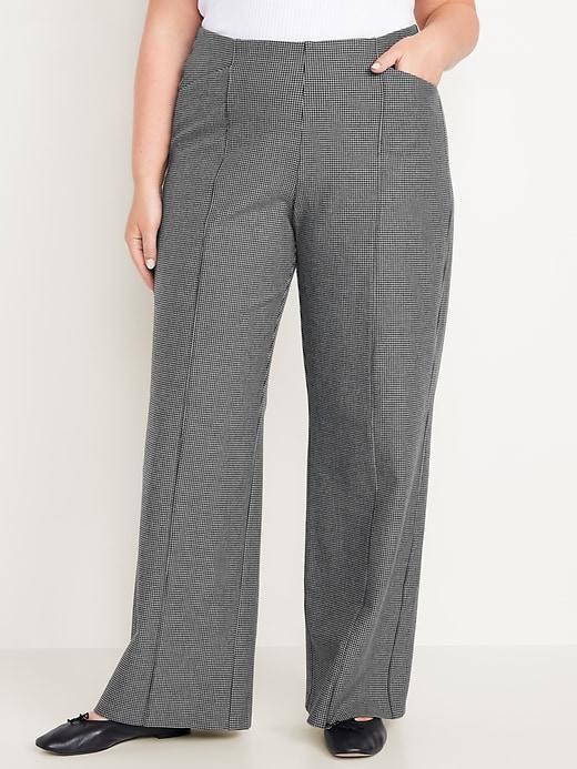 High-Waisted Pull-On Pixie Wide-Leg Pants Product Image