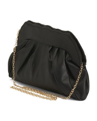 Rhinstone Clutch With Chain Strap for Women Product Image