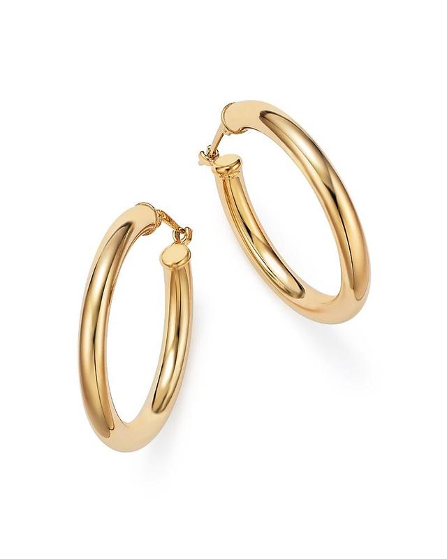 Bloomingdales 14K Yellow Gold Tube Hoop Earrings - 100% Exclusive Product Image