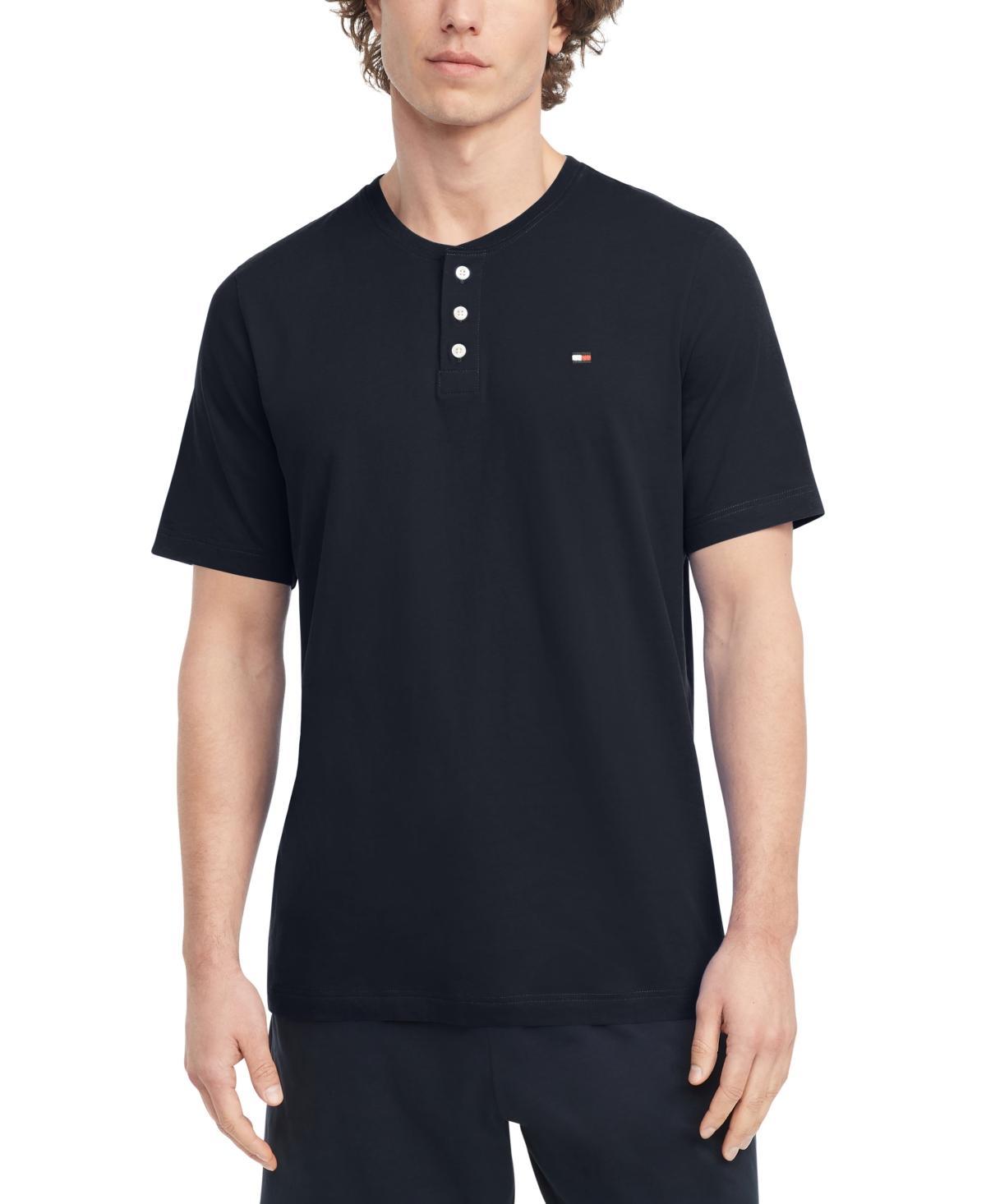 Tommy Hilfiger Mens Short Sleeve Solid Henley Product Image