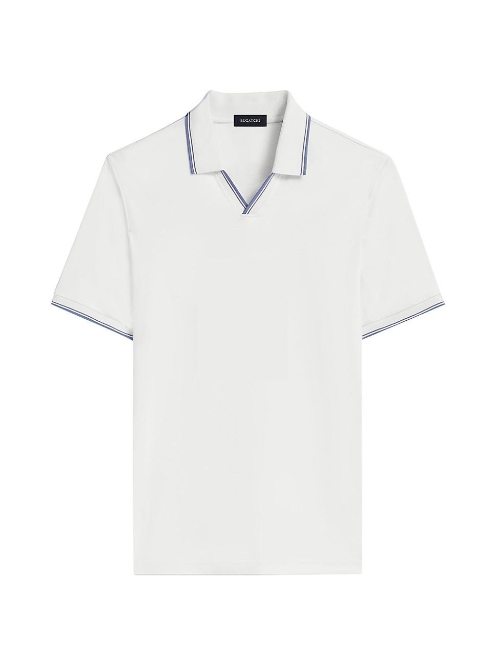 Mens Cotton Johnny Collar Polo Product Image