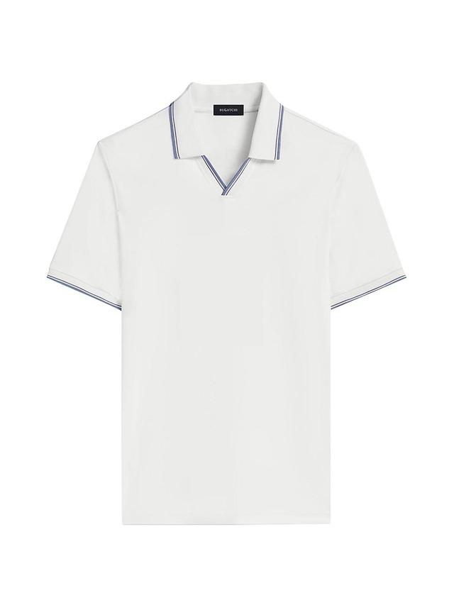 Mens Cotton Johnny Collar Polo Product Image