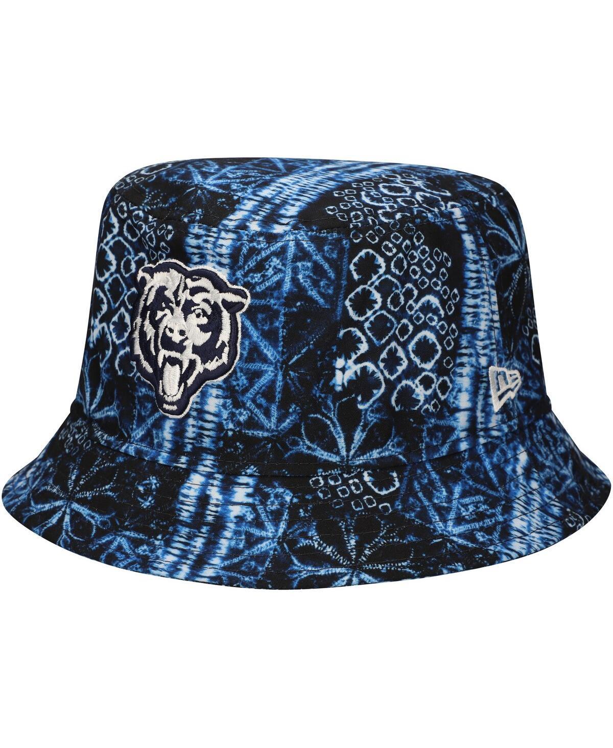 Mens New Era Chicago Bears Shibori Bucket Hat Blue Product Image