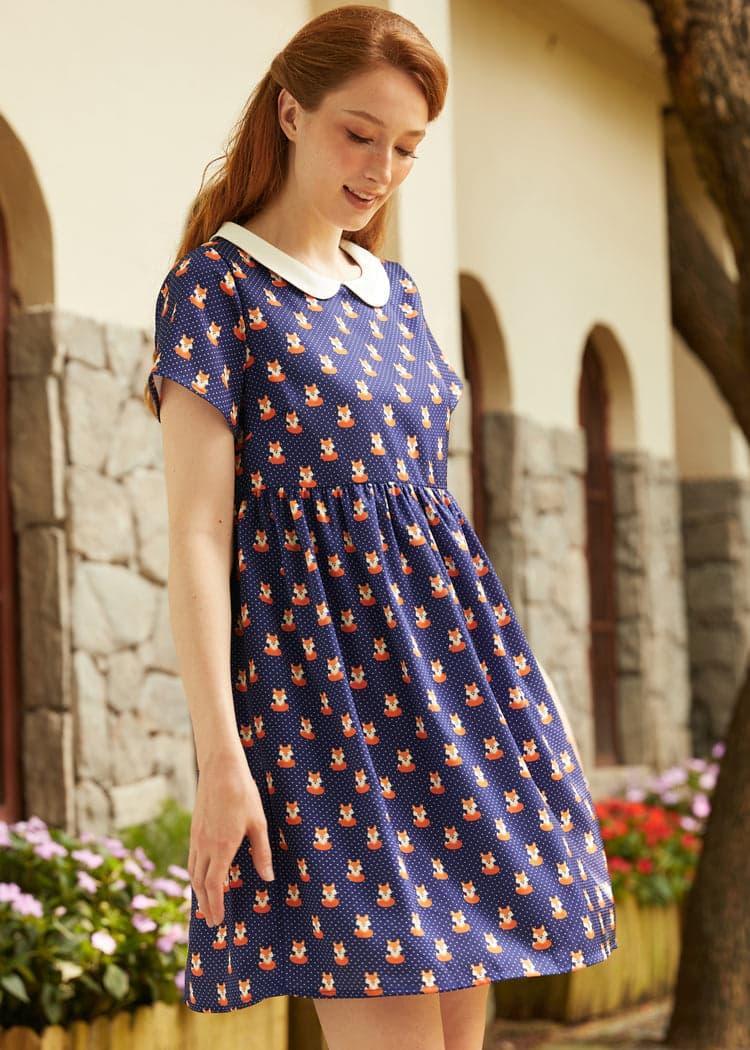 Whimsy & Wonder Collar Empire Dress Product Image