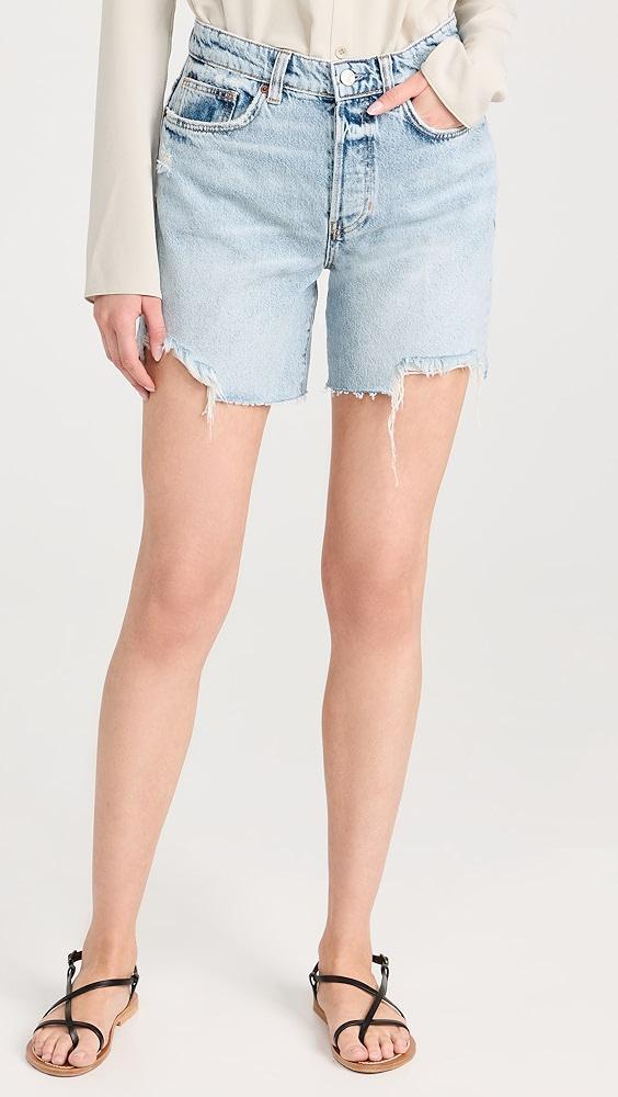 Reformation Raye Mid Rise Baggy Shorts | Shopbop Product Image