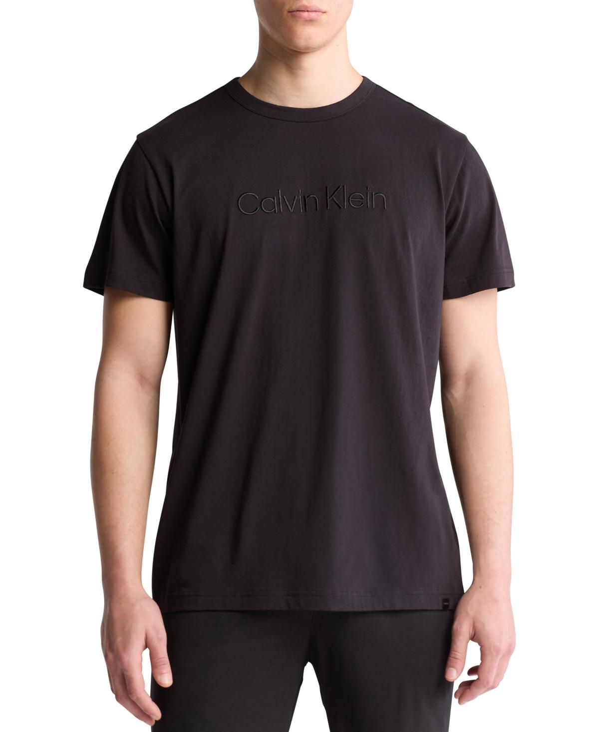 Calvin Klein Mens Calvin Klein Logo Sleep T-Shirt - Grey - S Product Image