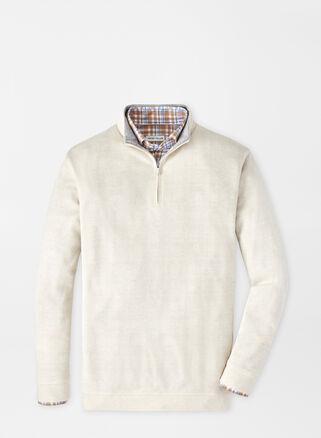 Peter Millar Crown Comfort Piqu Quarter Zip Pullover Product Image