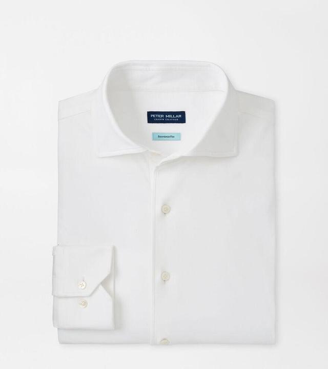 Peter Millar Mens Magnus Excursionist Flex Sport Shirt | Color: White | Size: S Product Image