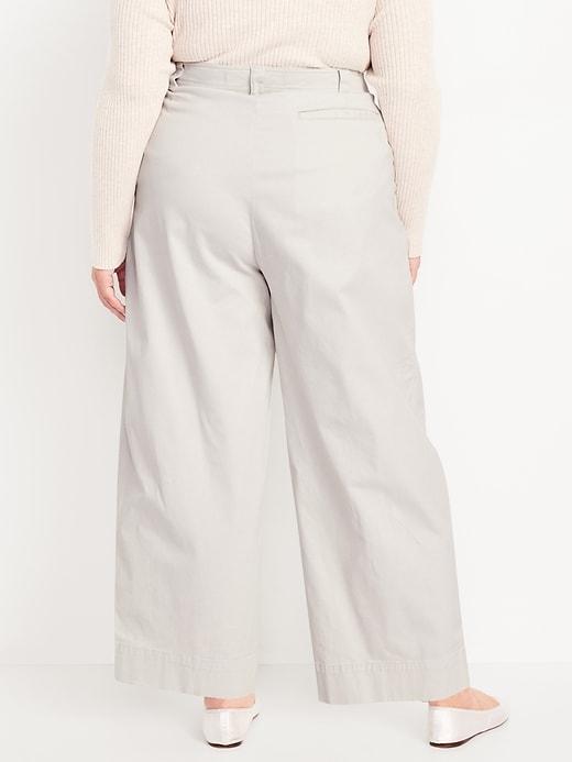 Extra High-Waisted Barrel Wide-Leg Pants Product Image