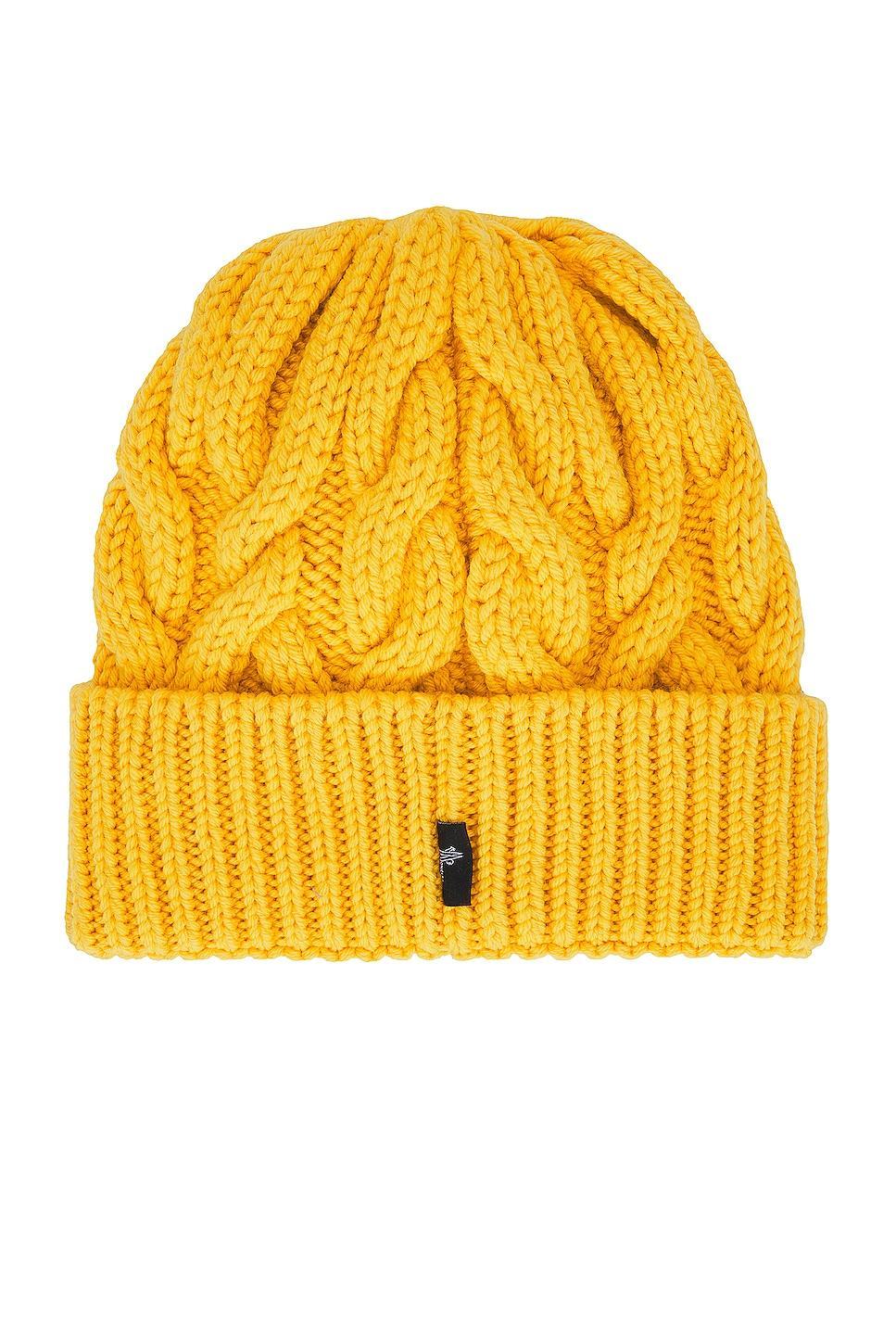 Moncler Grenoble Logo Embroidered Virgin Wool Cable Beanie Product Image