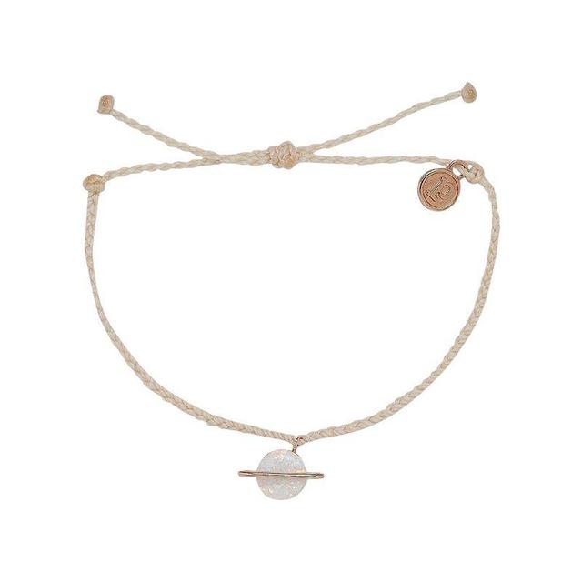 Pura Vida Opal Saturn Rose Gold Bracelet, Womens, White Product Image