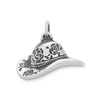 Floral Cowgirl Hat Charm Product Image