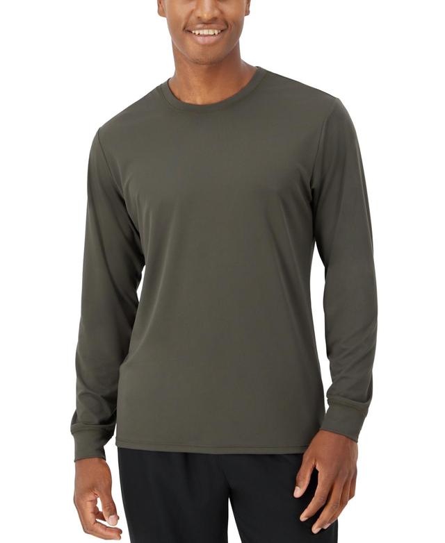 Hanes Moves Mens Long Sleeve Performance Tee Black L Product Image