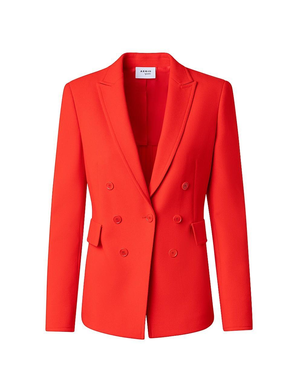 Womens Double-Breasted Blazer Product Image