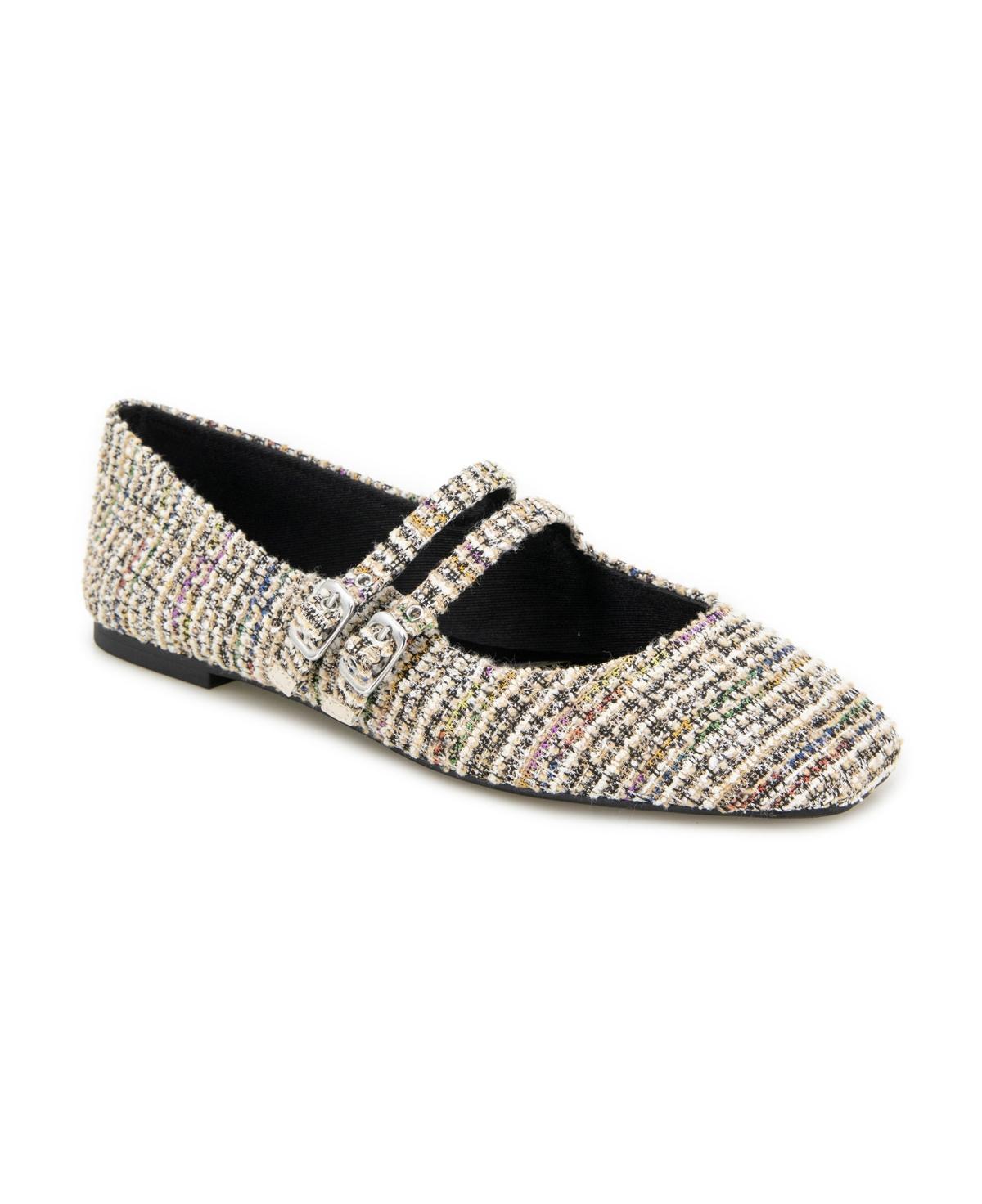 Kenneth Cole New York Womens Jasmine Square Toe Ballet Flats Product Image