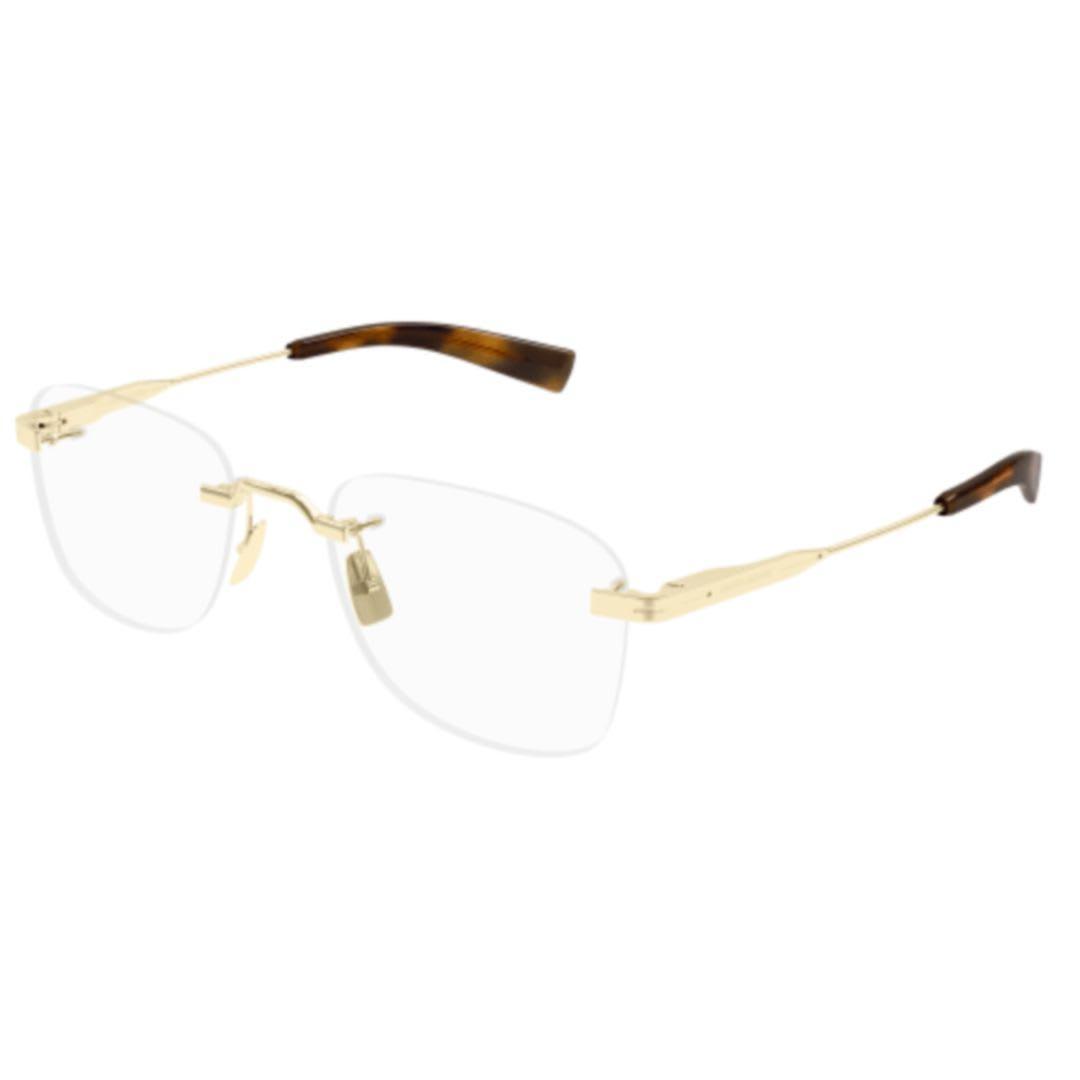 SAINT LAURENT Sl 744-002 Gold-gold-transparent Product Image