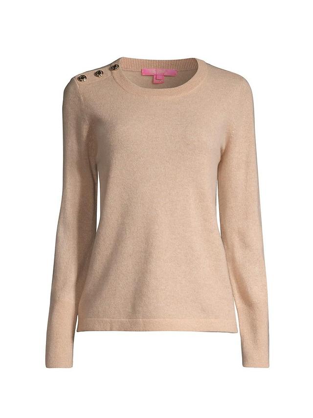 Womens Brinkley Cashmere Buttoned Sweater Product Image