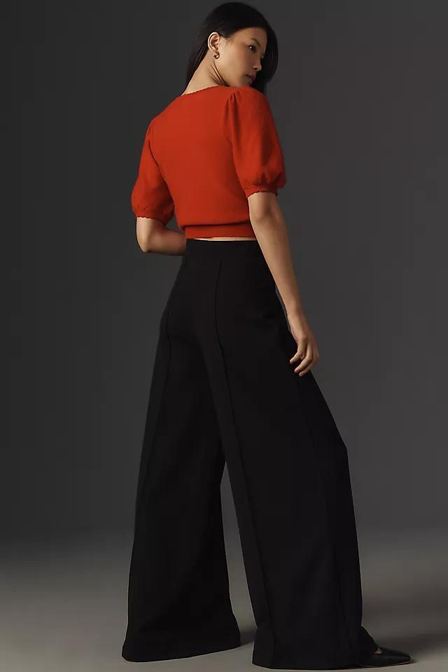 Derek Lam 10 Crosby Tempest Wide-Leg Knit Trousers Product Image