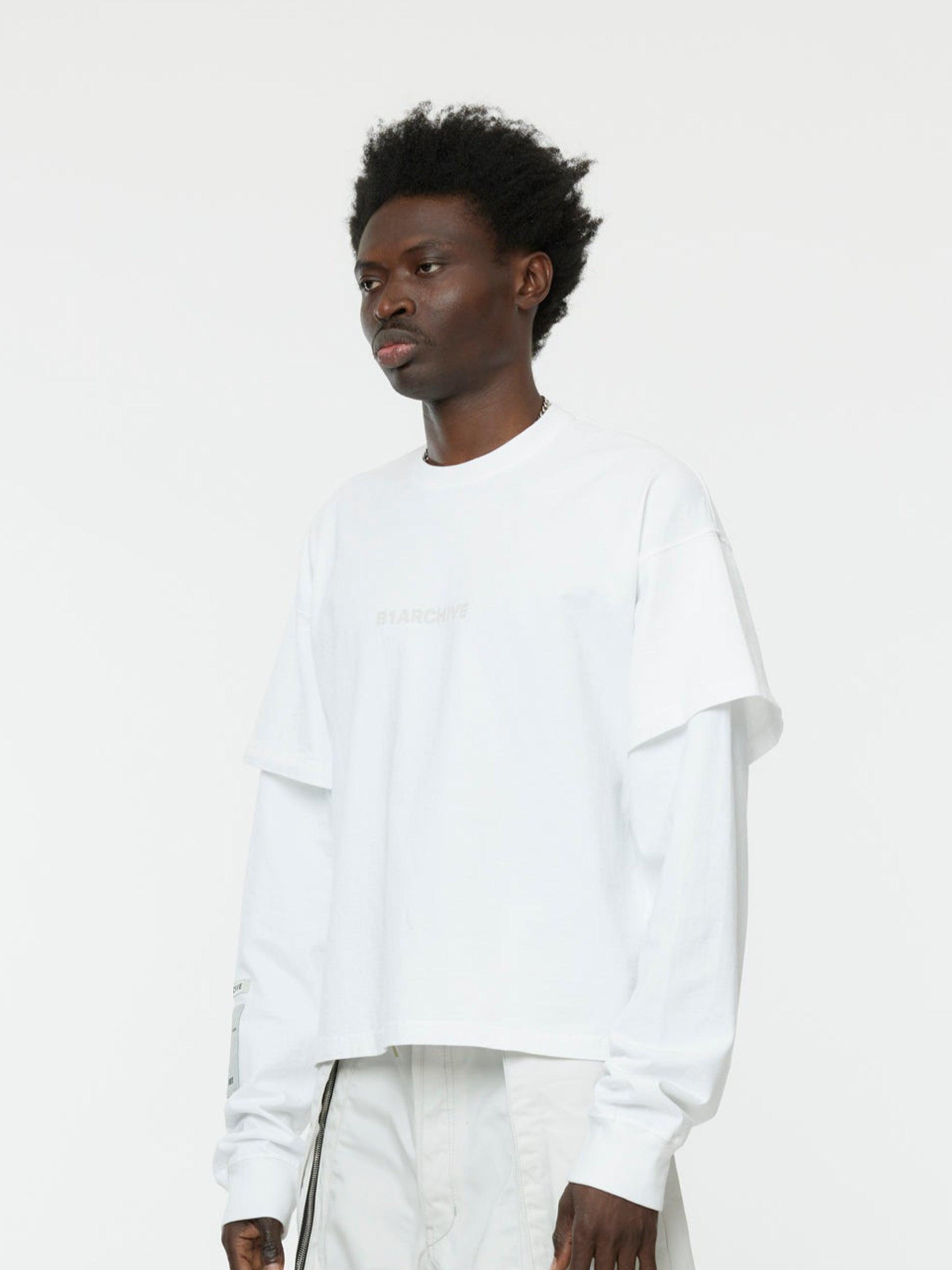 L/S Undershirt Crewneck Tee (Optic White) Product Image