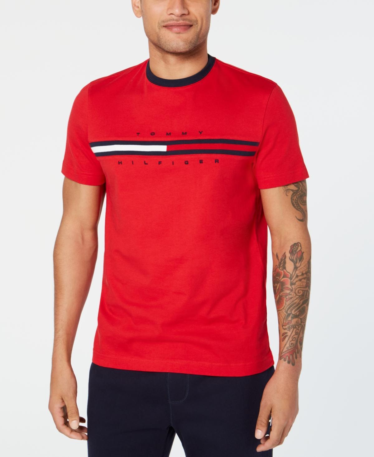 Mens Tommy Hilfiger Tino Logo Tee White Product Image