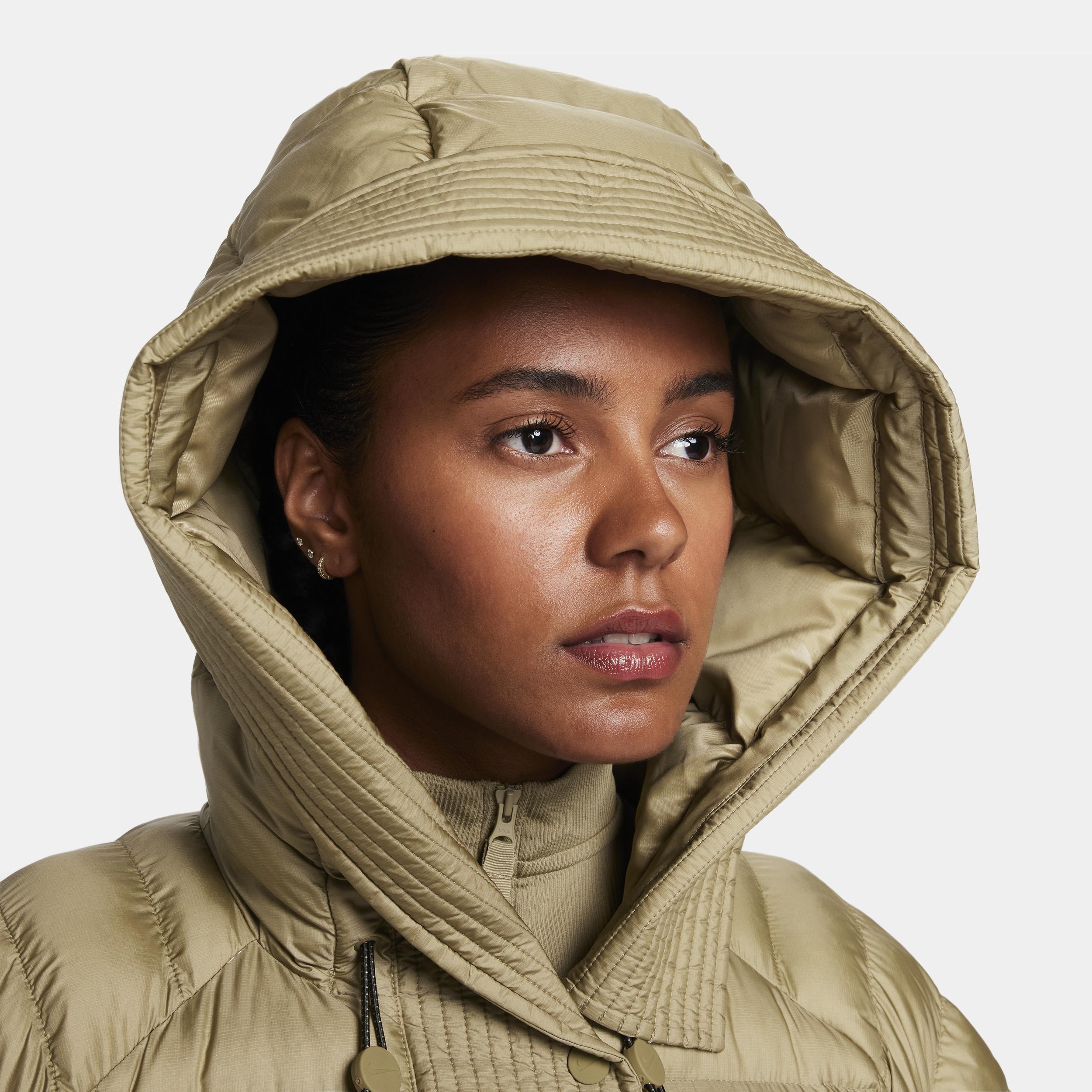 Women's Nike Sportswear Swoosh Puffer PrimaLoftÂ® Therma-FIT Oversized Hooded Jacket Product Image