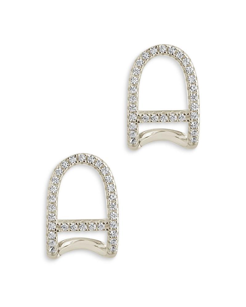 Sterling Forever Womens Ezra Suspender Studs Earrings Product Image