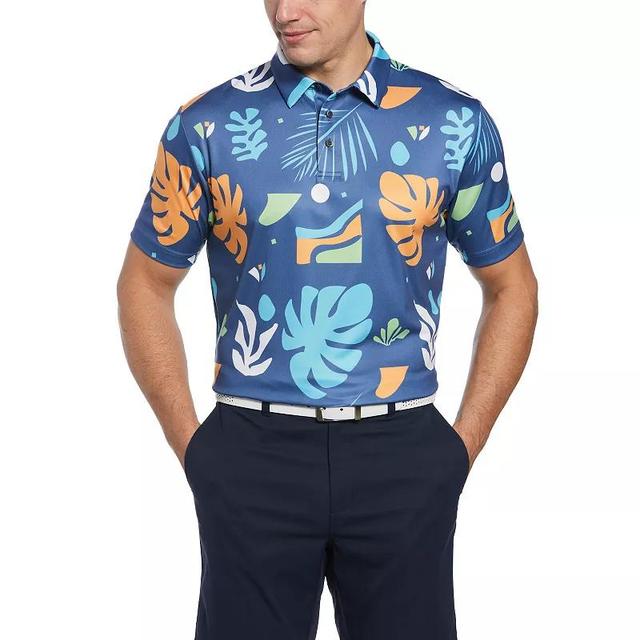 Mens Grand Slam Short Sleeve Tropical Print Golf Polo Product Image