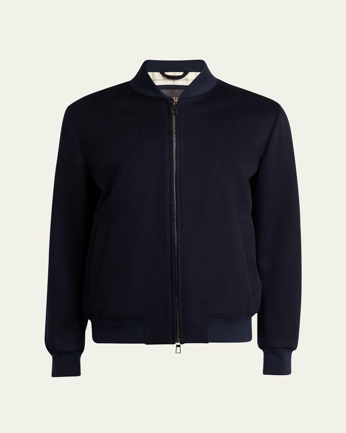 Mens Ivy Cashmere Bomber Jacket Product Image