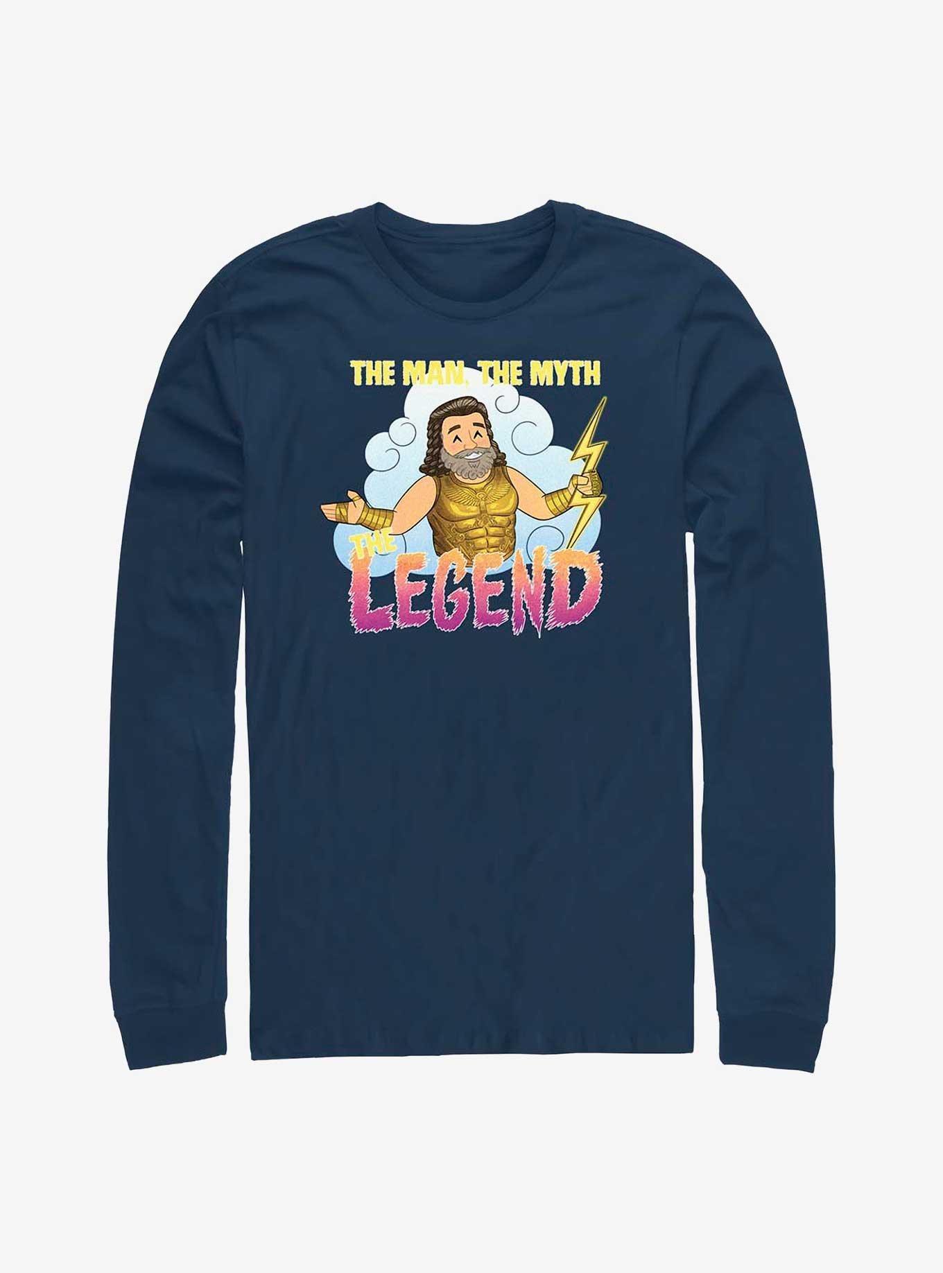 Marvel Thor: Love and Thunder Zeus Man Myth Legend Long-Sleeve T-Shirt Product Image