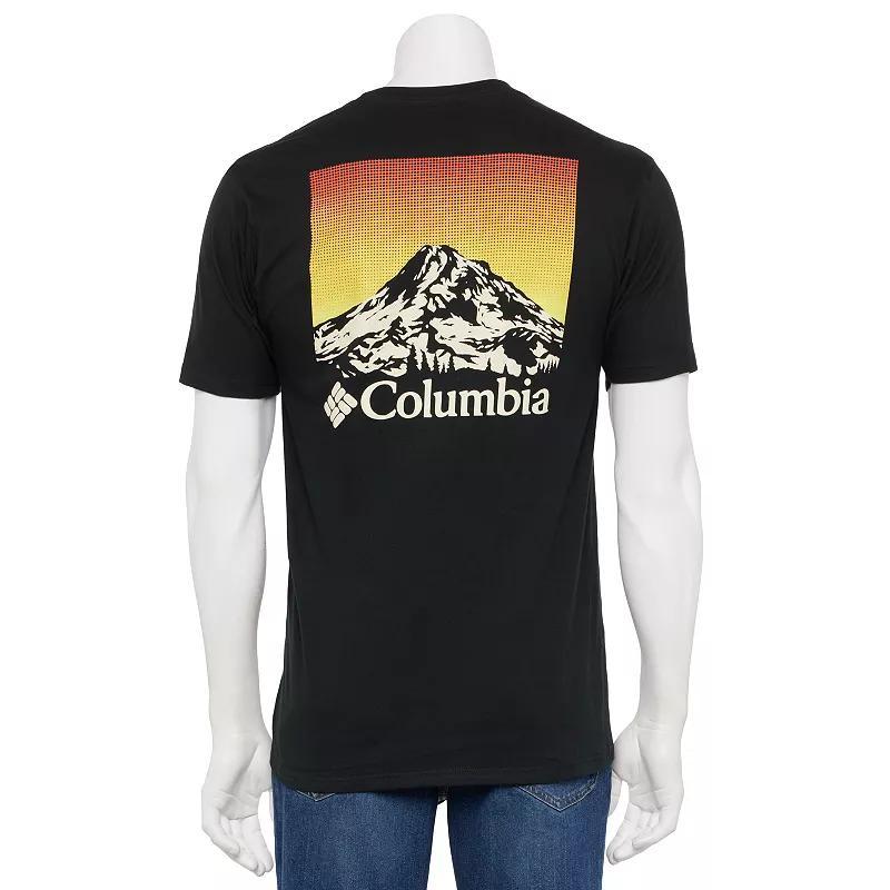 Mens Columbia Short Sleeve Back Graphic Tee Product Image