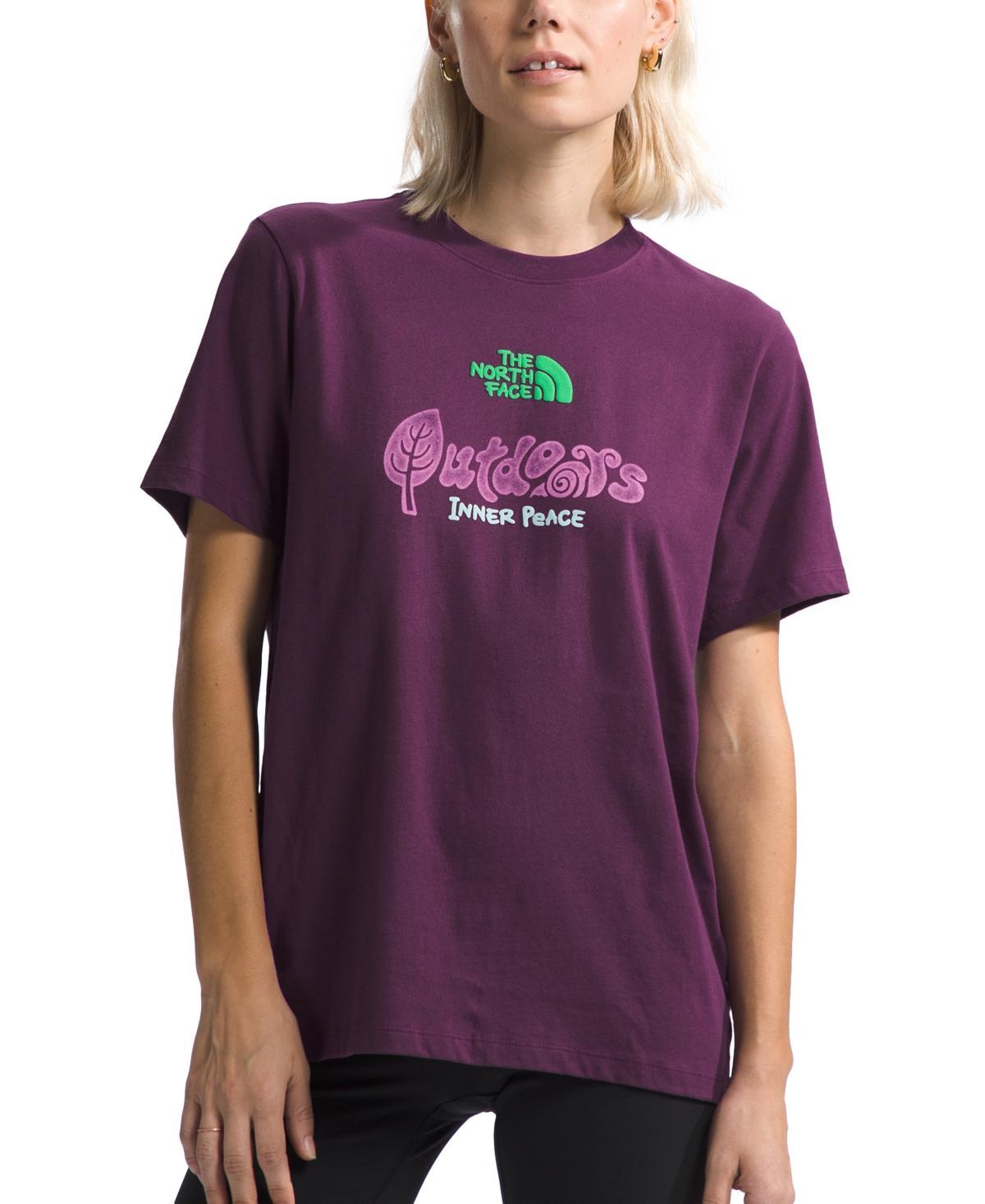 The North Face Womens Outdoors Together Cotton Graphic T-Shirt Product Image