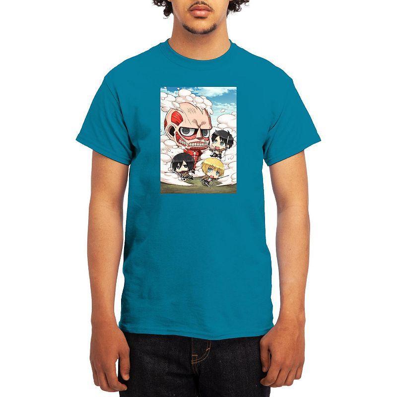 Mens Attack on Titan Tee, Boys Green Product Image