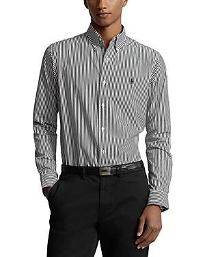 Polo Ralph Lauren Classic Fit Striped Stretch Poplin Shirt Product Image